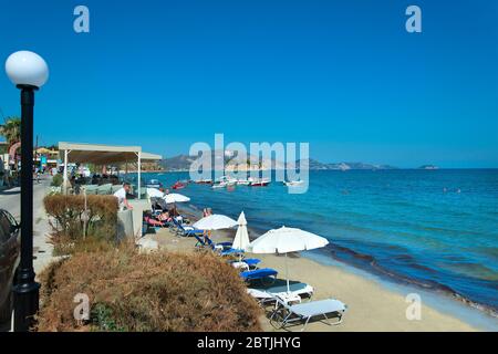 Agios Sostis beach, Zaynthos, Greece Stock Photo