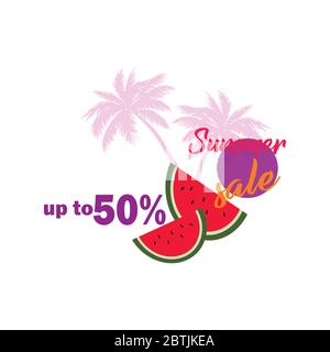 Hello summer sale instagram post. Low prices - final sale Stock Vector