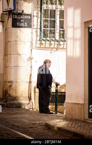 Lisbon is both history and contemporaneity, old and new, light and dark, reality and magic. Stock Photo