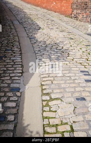 cobbled street Stock Photo