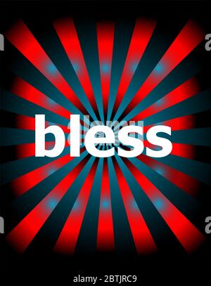 Text Bless. Social concept . Icon and button set Stock Photo - Alamy
