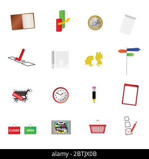 stuff vector illustration Stock Vector