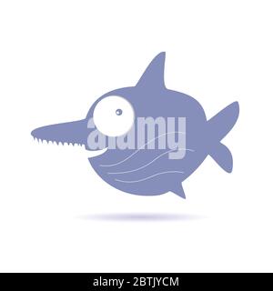 swordfish vector illustration Stock Vector