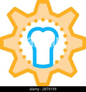 joint restoration icon vector outline illustration Stock Vector