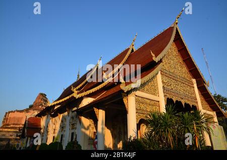 Wat Phan Tao in Chiang Mai Stock Photo