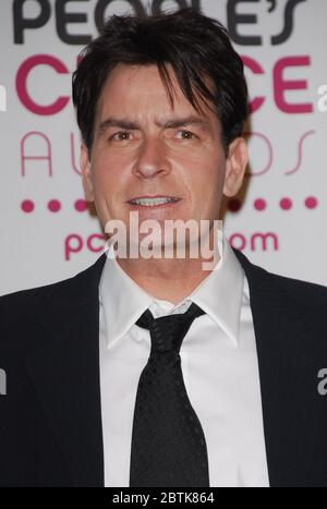Charlie Sheen at The 33rd Annual People's Choice Awards - Press Room held at the Shrine Auditorium in Los Angeles, CA. The event took place on Tuesday, January 9, 2007.  Photo by: SBM / PictureLux - File Reference # 34006-549SBMPLX Stock Photo