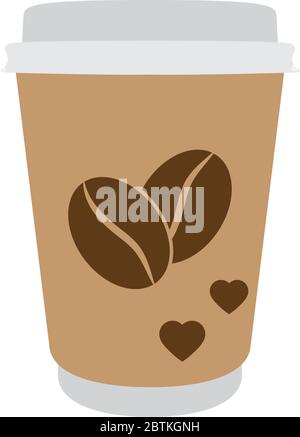 coffee icon Take away coffee sign Stock Vector