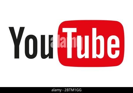 You Tube Vector Logo on a white background Stock Vector