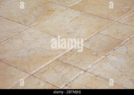 Large stone tiles on the floor. Stock Photo