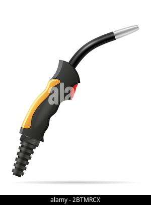 equipment for gas welding vector illustration isolated on white background Stock Vector