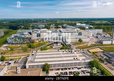 Aerial view of University Medical Center Utrecht - The Netherlands Stock Photo