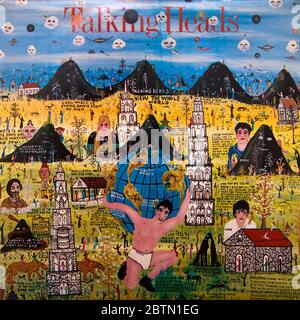 Cover of vinyl album Little Creatures by Talking Heads Stock Photo