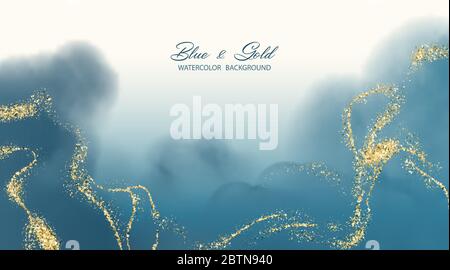 Luxury ink background Stock Vector