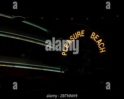 Blackpool Illuminations 2019 Seafront Lancashire England Stock Photo