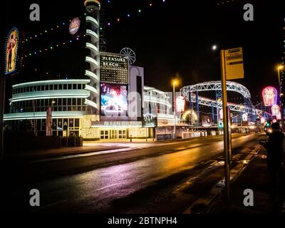 Blackpool Illuminations 2019 Seafront Lancashire England Stock Photo