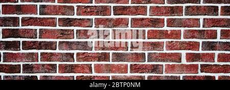 Red brick wall. Brick wall. Background image Stock Photo