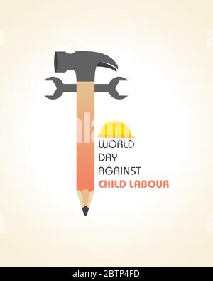 Vector Illustration Of World Day Against Child Labour Which Is Held On 12 June Stock Vector Image Art Alamy Vector Illustration Of World Day Against Child Labour Which Is Held On 12 June Stock Vector Image Art Alamy