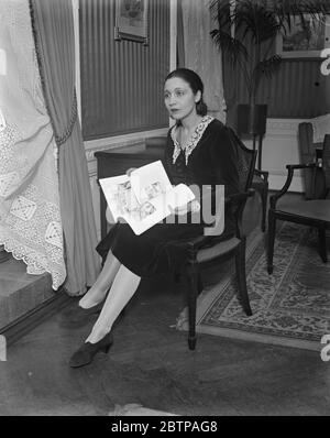 A heroine in London . Mme Rachel Berendt . 31 January 1929 Stock Photo