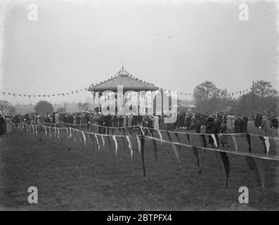 Coronation festivities at Dartford . 15 May 1937 Stock Photo