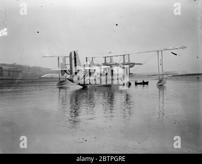 Hydroplane . 1932 Stock Photo