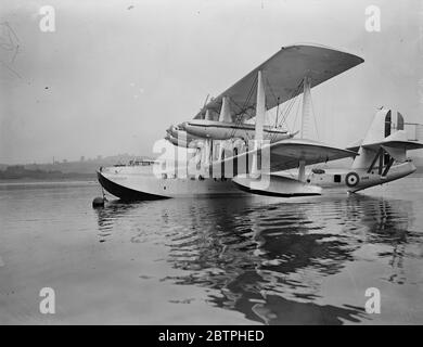 Hydroplane . 1932 Stock Photo