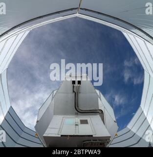 ACT - Atacama Cosmology Telescope at Cerro Toco Stock Photo