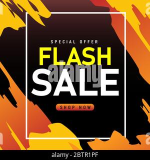 Sale banner template design, Super sale special offer. poster, placard, web banner designs, vector illustration Stock Vector
