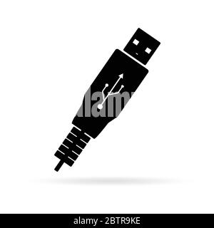 usb icon vector illustration Stock Vector