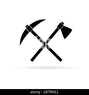 tool black vector silhouette on a white background Stock Vector