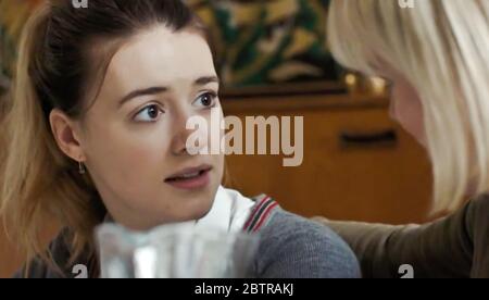 UK Daisy Edgar Jones And Hermione Norris In A Scene From The ITV TV 