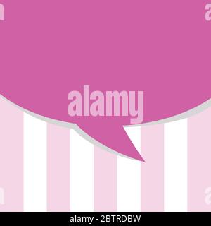comic speech pink art vector Stock Vector