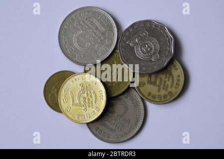 Sri Lankan rupee, Sri-Lanka-Rupie, LKR, Sri Lanka, Asia Stock Photo