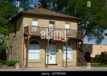 Stone House Museum, Vale, Oregon Stock Photo