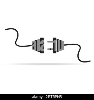 power cord vector illustration Stock Vector