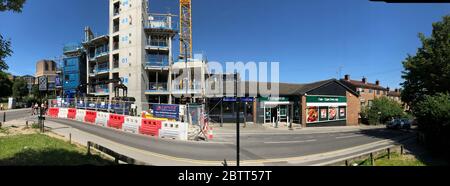 Jarvis Student Property construction in Sheffield Stock Photo