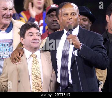 Former San Francisco 49ers owner Edward J. DeBartolo Jr., delivers the  eulogy during a memorial service at Grace Cathedral for San Francisco 49ers  great Dwight Clark, Wednesday, Aug. 1, 2018, in San