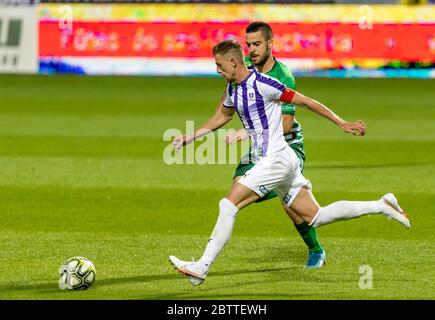 BUDAPEST, HUNGARY - MAY 27: (r-l) Endre Botka of Ferencvarosi TC