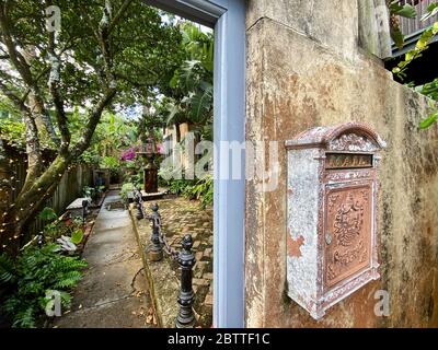 Street scene, St. Augustine, Florida Stock Photo