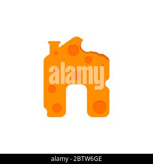house cheese vector design template illustration Stock Vector