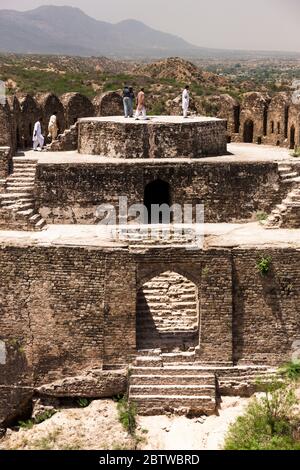 Rohtas Fort, Western ramparts, Jhelum District, Punjab Province, Pakistan, South Asia, Asia Stock Photo