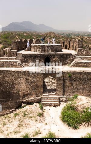 Rohtas Fort, Western ramparts, Jhelum District, Punjab Province, Pakistan, South Asia, Asia Stock Photo