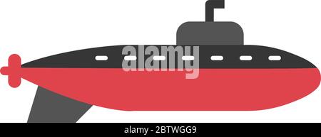 Submarine graphic design template vector isolated Stock Vector