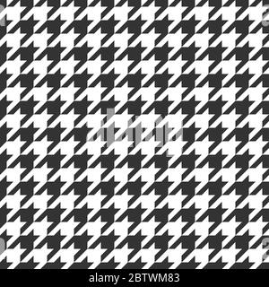 Houndstooth seamless pattern. Vector illustration Stock Vector
