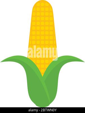 Corn graphic design template vector isolated Stock Vector