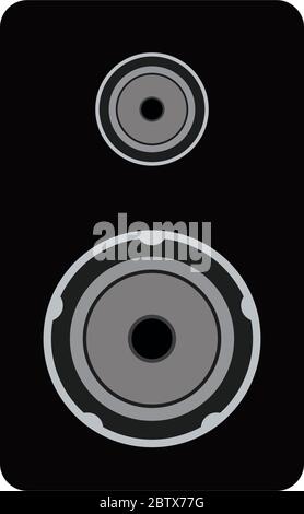 Speaker graphic design template vector isolated Stock Vector