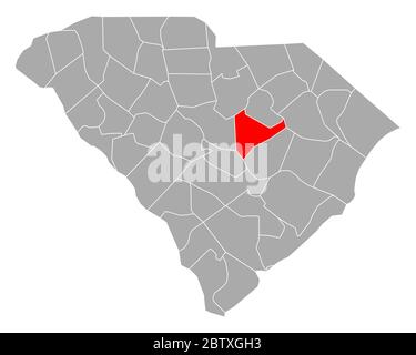 Sumter Sc On Map Map Of Sumter In South Carolina Stock Photo - Alamy