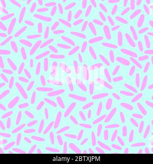 Green cucumber seamless pattern on blue background, Pop art. Stock Vector