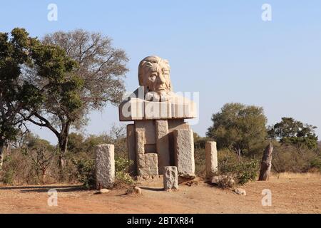 Kruger Gate Statue Stock Photo