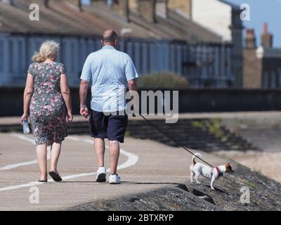 Sheerness, Kent, UK. 28th May, 2020. UK Weather: a sunny and warm morning in Sheerness, Kent. Credit: James Bell/Alamy Live News Stock Photo