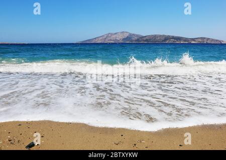 landscape of Kato Koufonisi island Greece - desert island of small Cyclades Stock Photo